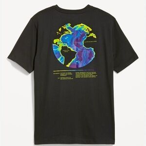 Men’s Soft-Washed Crew-Neck Graphic T-Shirt (Earth Beneath the Surface)